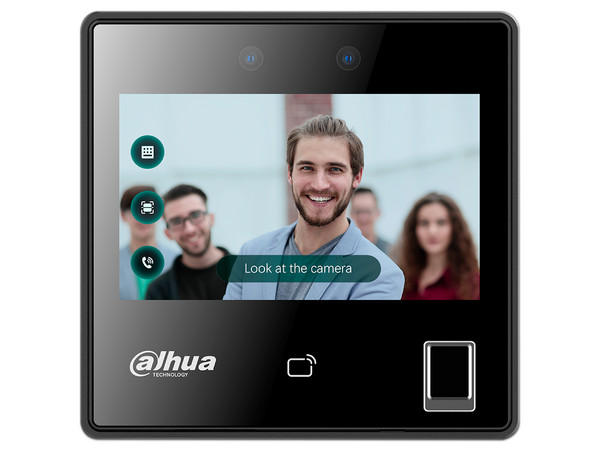 Control de Acceso Dahua DHI-ASI3214A-W con Reconocimiento Facial, Pantalla Touch de 4.3