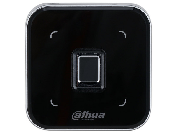 Lector de Huella Digital Dahua DHI-ASM101A para Enrolar Usuarios, USB, Soporta tarjetas de lectura y tarjetas ID, Plug and Play. Color Negro