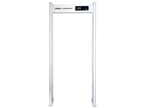 Arco Detector de Metales Dahua DHI-ISC-D109L de 9 Zonas, Display de 5 dígitos de Alto Brillo, Luces Indicadoras de Área, Contador de Paso, Color Blanco.