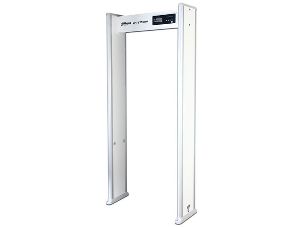 Arco Detector de Metales Dahua DHI-ISC-D109L de 9 Zonas, Display de 5 dígitos de Alto Brillo, Luces Indicadoras de Área, Contador de Paso, Color Blanco.