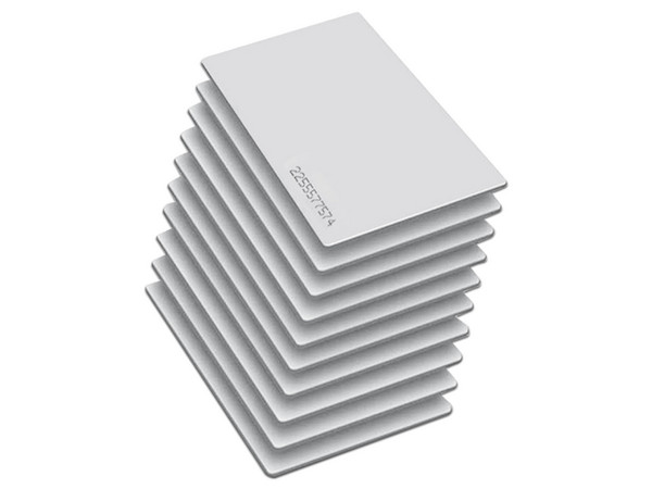 Paquete de 10 Tarjetas TAG Saxxon SAX-DUAL03 de PVC, 125 khz, UHF, ID, Compatible con Lectoras SAXR2656 y SAXR2657.