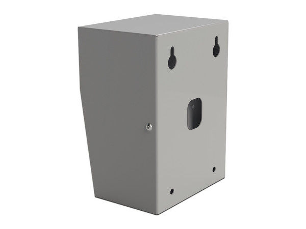 Cubierta Industrial para montaje de Porteros IP Fanvil y Grandstream, pintura electrostática color gris.