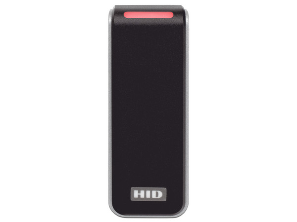 Lector de tarjeta de proximidad HID R20FT, Wiegand/OSDP, color negro.