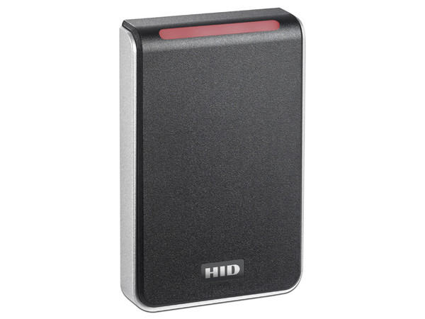 Lector de control de acceso HID R40 SIGNO estándar multitecnología. Color Negro