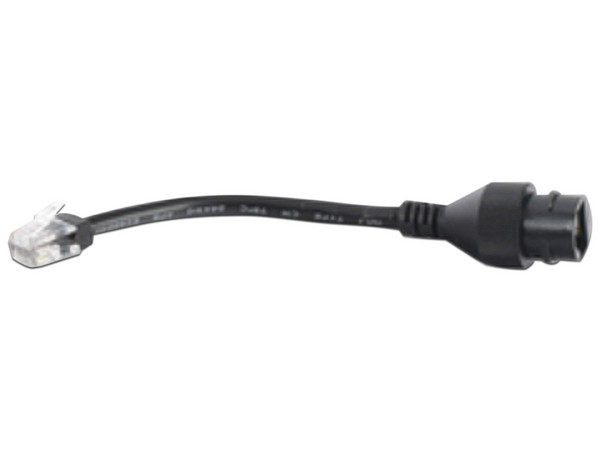 Cable Adaptador de Red Hikvision para Terminal facial, 80mm. Color Negro.
