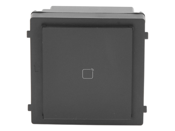 Modulo con Lector para Tarjetas Hikvision DS-KD-E, Frente de Calle, Modular. Color Negro.