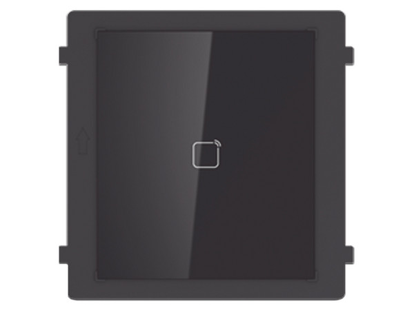 Modulo con Lector para Tarjetas Hikvision DS-KD-E, Frente de Calle, Modular. Color Negro.