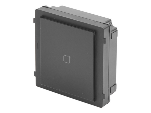 Modulo con Lector para Tarjetas Hikvision DS-KD-E, Frente de Calle, Modular. Color Negro.