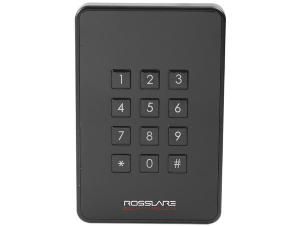 Lector de Tarjetas Mutiformatos AYH-6355-BT Rosslare, con Teclado, Compatible con MIFARE, NFC-ID, Bluetooth (BLE-ID). Color Negro.