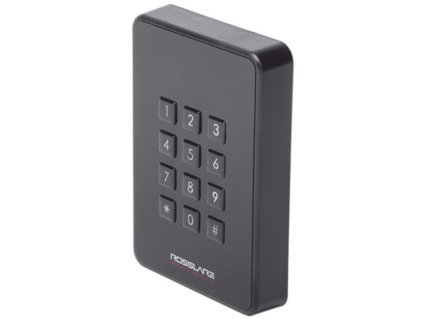 Lector de Tarjetas Mutiformatos AYH-6355-BT Rosslare, con Teclado, Compatible con MIFARE, NFC-ID, Bluetooth (BLE-ID). Color Negro.