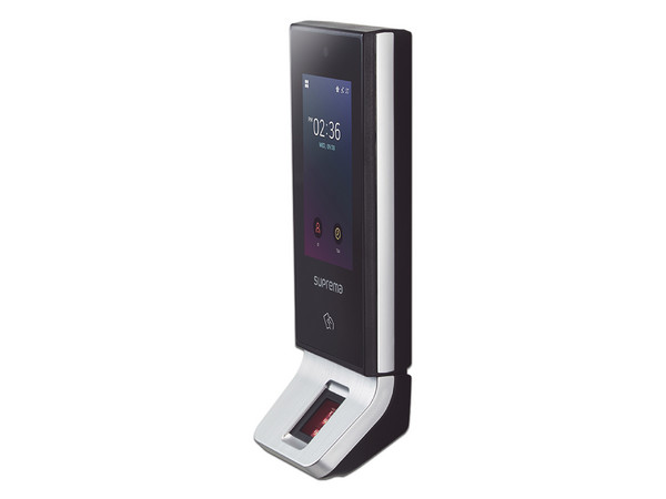 Lector multitecnolgía de huella Suprema XS2OAPB, tarjetas Mifare y móviles a través de Bluetooth.