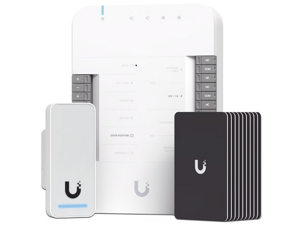 Kit De Control De Acceso Ubiquiti UA-G2-SK, Incluye UA-Hub, Lector G2 Reader Pro, Lector G2 Reader, 10 Tarjetas de Acceso NFC.