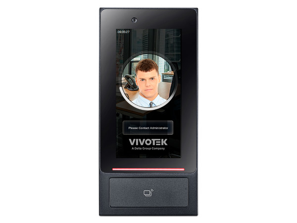 Terminal de Reconocimiento Facial Para Control de Acceso Vivotek FT9361-R, hasta 50,000 Usuarios, Color Negro.