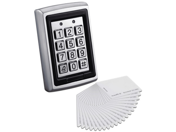 Teclado para Control de Acceso YLI YK568LPAK,  con 20 tarjetas de proximidad, Salidas NC y NO.