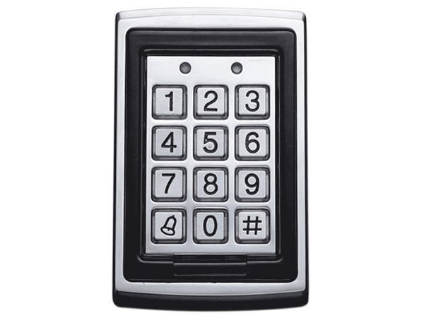 Teclado para Control de Acceso YLI YK568LPAK,  con 20 tarjetas de proximidad, Salidas NC y NO.