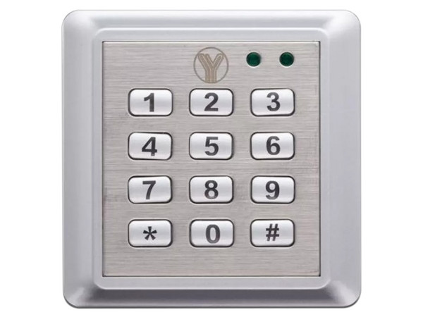 Teclado para control de acceso YLI YK668PAK, para tarjeta ID a prueba de agua para 2000 tarjetas ID y 1 password.