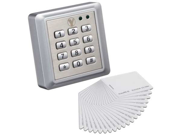 Teclado para control de acceso YLI YK668PAK, para tarjeta ID a prueba de agua para 2000 tarjetas ID y 1 password.