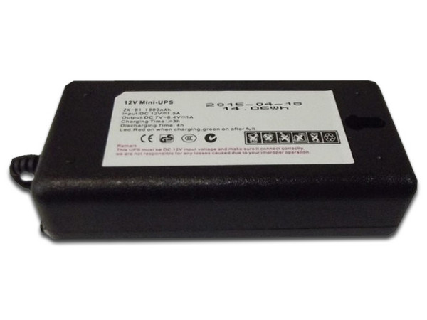 Batería de respaldo ZKTeco UPS12V para dispositivos de control de asistencia ZKTeco, 12V.