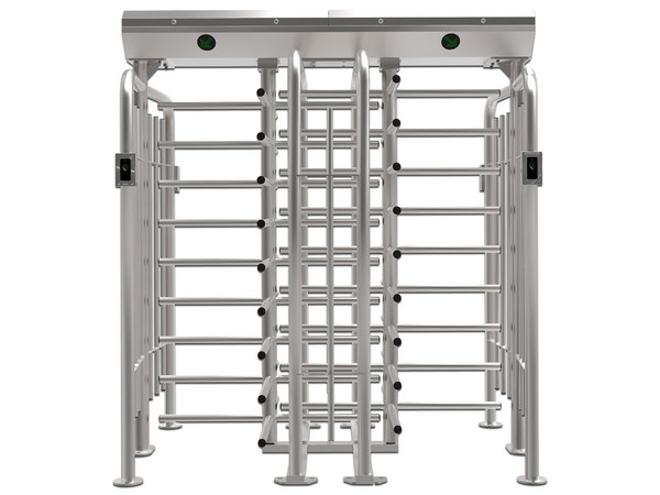 Torniquete Doble de Cuerpo Completo ZKTeco FHT2400D, de Acero Inoxidable SUS304, Protección IP54.