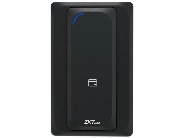 Lector Esclavo de Tarjetas ZKTeco KR901S, LED Indicador de Estado, IP65. Color Negro.