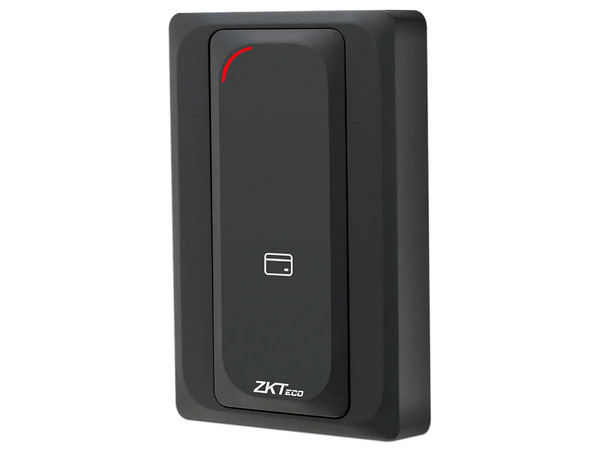 Lector Esclavo de Tarjetas ZKTeco KR901S, LED Indicador de Estado, IP65. Color Negro.