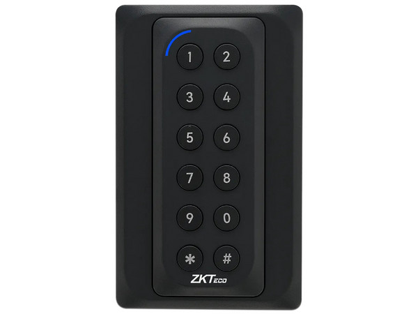 Lector Esclavo de Tarjetas ZKTeco KR902S, Indicador de Estado LED, IP65. Color Negro.