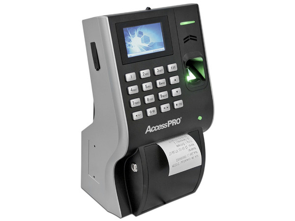 Control de acceso ZKTeco LP400 con impresora de hasta 3,000 huellas y 100,000 registros.