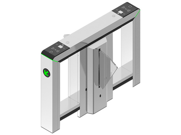 Barrera de Acceso Inteligente ZKTeco MARS-F1200, Bidireccional, Acero SUS304, Ancho de Carril de 40 cm, Hasta 25 Accesos por Minuto, Indicador LED, Protección IP34.