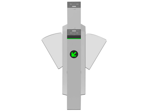Barrera de Acceso Inteligente ZKTeco MARS-F1200, Bidireccional, Acero SUS304, Ancho de Carril de 40 cm, Hasta 25 Accesos por Minuto, Indicador LED, Protección IP34.