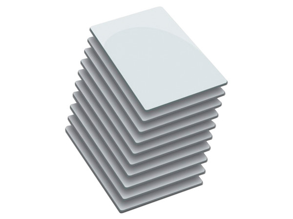 Paquete de tarjetas MiFare ZKTeco 13.56 MHz, PVC, 10 tarjetas.