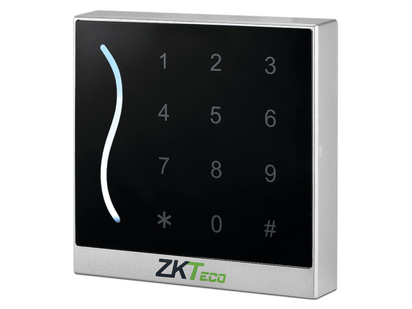 Lector de tarjetas 13.56 Mhz ZKTeco, MIFARE Classic, teclado Wiegand, Green Label.