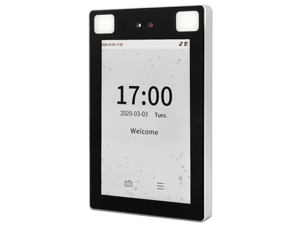 Terminal de control de acceso ZKTeco PROFACE-X con reconocimiento facial, pantalla LCD de 8