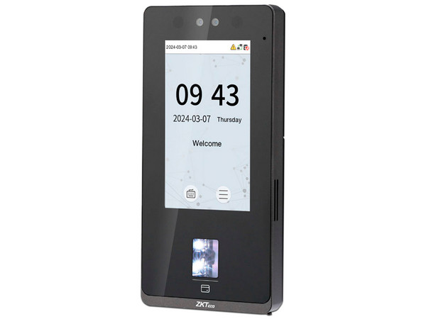Control de Acceso ZKTeco SENSEFACE 4A, Capacidad de hasta 8.000 Huellas, 6.000 Rostros, Color Negro.