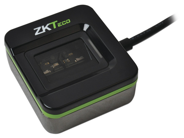 Lector Biométrico de Huella Dígital ZKTeco SLK20R, USB. Color Negro / Verde