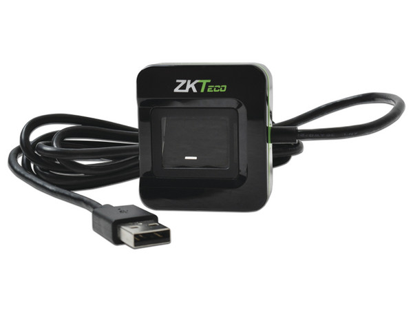 Lector Biométrico de Huella Dígital ZKTeco SLK20R, USB. Color Negro / Verde