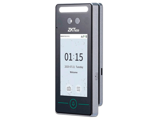 Control de Acceso SpeedFace V4L ZKTeco: Reconocimiento facial y palma, Compatible con KJZ-03, Capacidad de 800 rostros y 1,000 tarjetas. Conectividad Wi-Fi 2.4GHz.