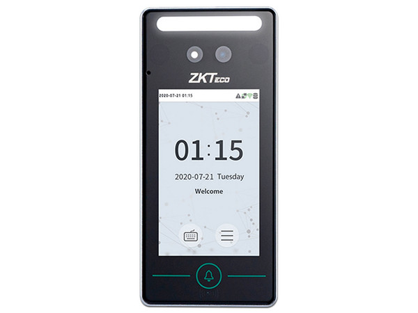 Control de Acceso SpeedFace V4L ZKTeco: Reconocimiento facial y palma, Compatible con KJZ-03, Capacidad de 800 rostros y 1,000 tarjetas. Conectividad Wi-Fi 2.4GHz.