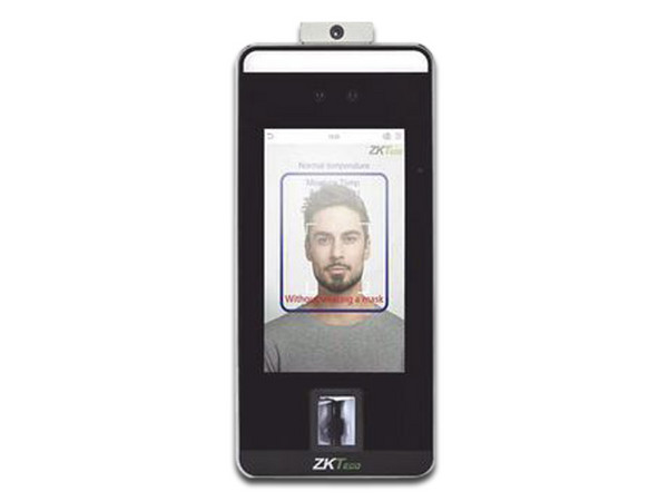Control de acceso ZKTeco SPEEDFACEV5L-TD, hasta 6000 rostros, 3000 palmas, 10000 huellas y 200000 registros.