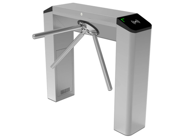 Torniquete ZKTECO TS2000Plus Tipo Puente Bidireccional, Estructura de Acero Inoxidable, Compatible con Sistemas de Control de Acceso.