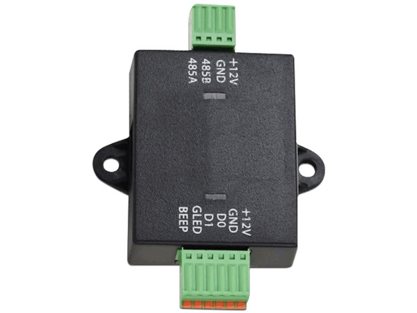 Convertidor de Conexión RS485 a Wiegand ZKTECO WR485. Compatible con Panel de Control de Acceso C2260.