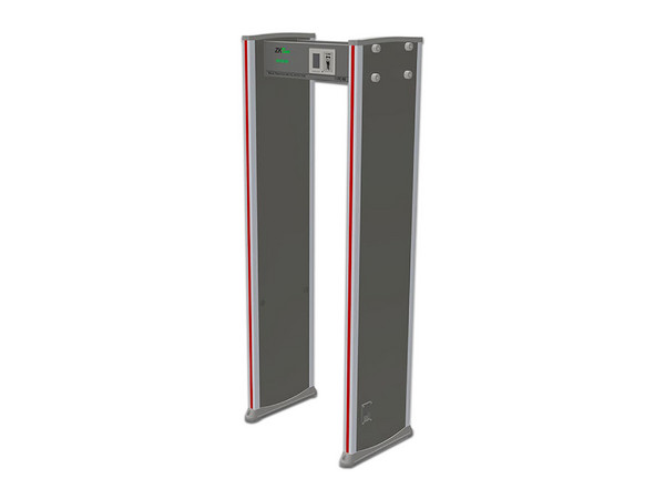 Arco Detector de Metales Estándar ZKTeco ZK-D2180 de 18 Zonas, 256 Niveles de Sensibilidad, Contador para Alarma y Personas.