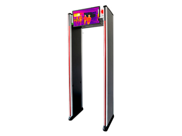 Arco detector de metales con cámara térmica ZKTeco ZK-D2180-TI, pantalla de 22