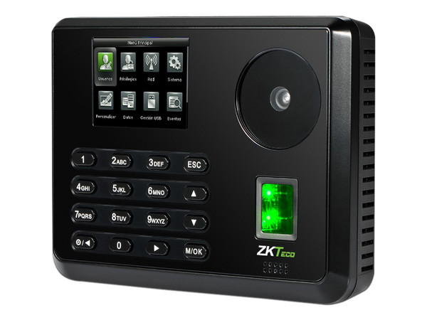 Control de Asistencia Biométrico ZKTeco P160, Soporta 3,000 huellas y hasta 100,000 eventos.