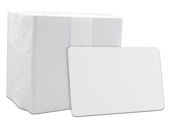 Paquete de Tarjetas Consumibles de Acceso Zebra ZEB-8030-WHP-NM, Programables, Contiene 500 Piezas, Color Blanco.