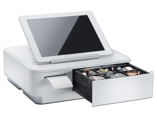 Impresora Térmica para Recibos Star Micronics mPOP, Bluetooth, USB, Impresora, Cajón de Dinero. Color Blanco.