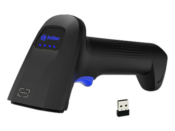 Lector de Códigos 3NSTAR SC415BT, Inalámbrico, Láser, USB/RS232/Bluetooth, 1D/2D.