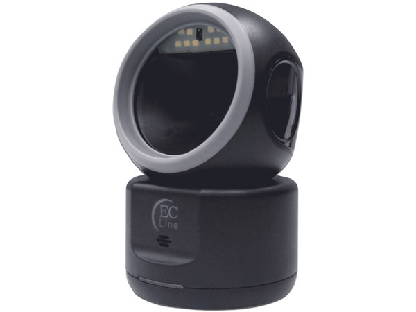 Lector de código de barras Ec Line Ec-2600-2d, láser, omnidireccional, lectura 1d Y 2d, USB.
