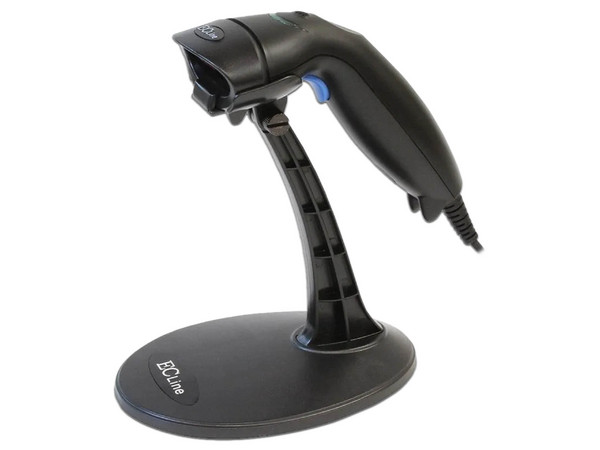 Lector eCline Laser 1D EC-LS-9620, corto alcance (25-600 mm), 200 escaneos/seg, USB/PS2.