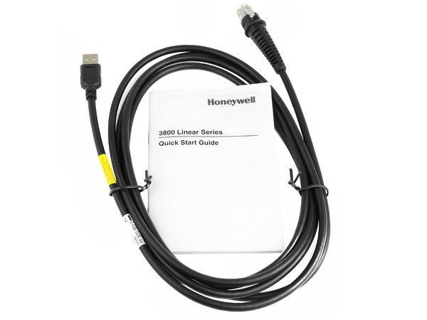 Lector de Código de Barras Honeywell Linear Imager 3800, USB, Incluye base.