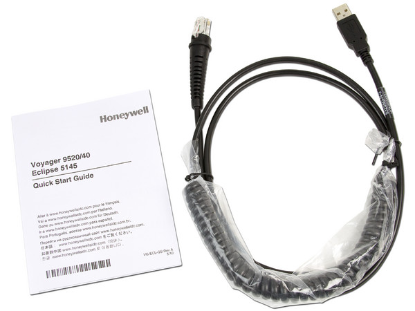 Lector de Código de Barras Honeywell Voyager MK9540, USB, Incluye base.